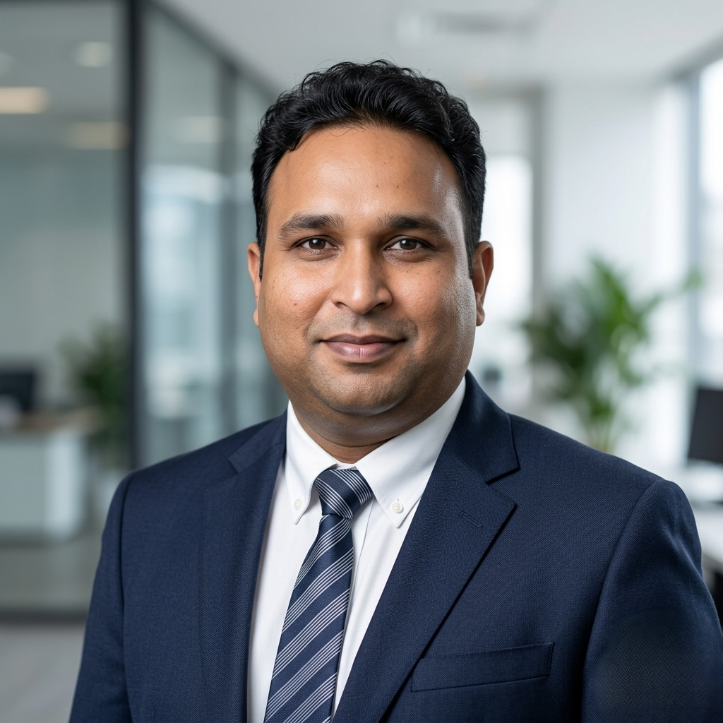 Portrait of Krishan Kumar, HEAD CORPORATE & REGULATORY SERVICES